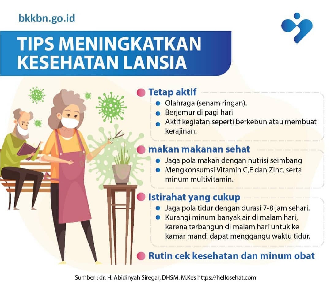  Tips  Meningkatkan Kesehatan Lansia  YPW Hana 